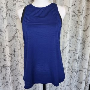 Athleta Mesh Tank with Built-In Sports Bra, Racerback